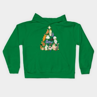 Christmas Cats Kids Hoodie